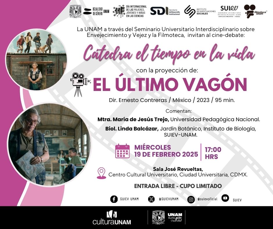 19 de febrero. Cine-debate de la Cátedra El Tiempo en la Vida 